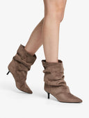 Susymix- Tronchetto in suede tacco sottile
