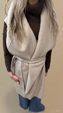 Cappotto gilet handmade in lana