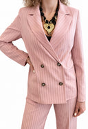 Vicolo - Giacca gessata doppiopetto