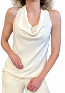 Vicolo - Top fluido con scollo a goccia