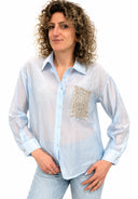 Susymix- Camicia tasca paillettes