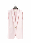 Vicolo - Completo gilet e pantalone gessato tono su tono