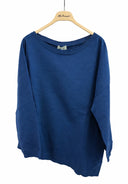 Susymix- Maglia scollo barca asimmetrica