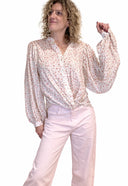 Miho’s - Camicia fiorellini min mussola di cotone