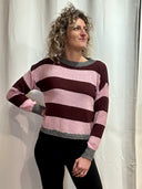 Maglia a righe multicolor