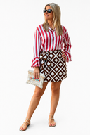 Vicolo - Coorder in viscosa minigonna+camicia