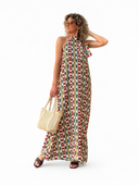Vicolo - Abito lungo con scollo all’americana