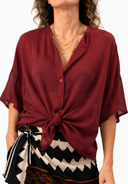 Vicolo - Camicia in mussola di cotone e seta