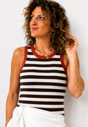 Vicolo - Top costine a righe