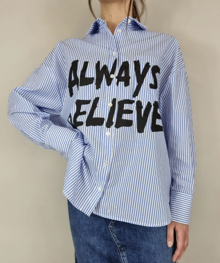 camicia always believe vicolo