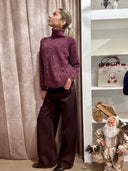 Maglia Lurex collo alto - Susy Mix