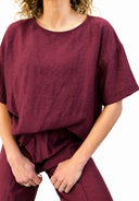 Miamor - Cordinato casacca e pantalone misto lino