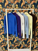 Maglia collo alto costina - Vicolo