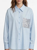 Susymix- Camicia over tasca paillettes