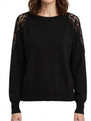 Susymix- Maglia con inserti in pizzo
