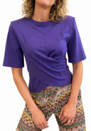 Vicolo - T- shirt incrociata con spalline