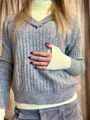 Maglia V Cabochon - Susy Mix