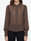 Susymix- Camicia a righe in viscosa
