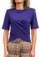 Vicolo - T- shirt incrociata con spalline