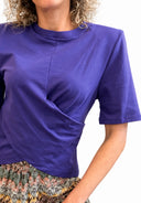 Vicolo - T- shirt incrociata con spalline
