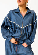 Vicolo- Bomber in chambry con zip