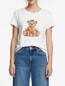 Vicolo - T-shirt orsetto strass