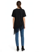 Miamor - T-shirt asimmetrica frange