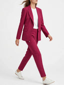 Please - Completo blazer monopetto e pantalone sigaretta