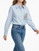 Susymix- Camicia over tasca paillettes