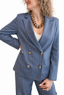 Vicolo - Giacca gessata doppiopetto