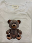 Vicolo - T-shirt orso strass