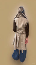 Cappotto gilet handmade in lana