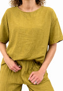 Miamor - Cordinato casacca e pantalone misto lino