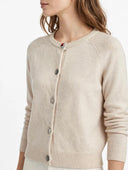 Susymix- Cardigan in maglia con bottoni gioiello