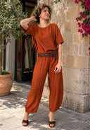 Miamor - Cordinato casacca e pantalone misto lino