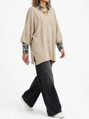 Vicolo - Maxi maglia oversize in lana e cashmere