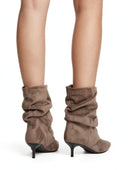 Susymix- Tronchetto in suede tacco sottile