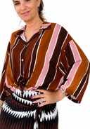 Susymix- Camicia in viscosa a righe