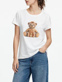Vicolo - T-shirt orsetto strass