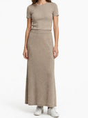 Vicolo - Gonna lunga in lana e cashmere
