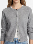 Susymix- Cardigan in maglia con bottoni gioiello