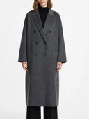 Vicolo - Cappotto doppiopetto handmade con panno 50% in lana