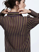 Susymix- Camicia a righe in viscosa