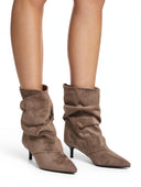 Susymix- Tronchetto in suede tacco sottile