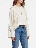 Vicolo - Maglia maniche a campana stampata