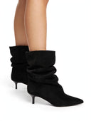 Susymix- Tronchetto in suede tacco sottile