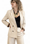 Vicolo - Giacca gessata doppiopetto