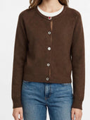 Susymix- Cardigan in maglia con bottoni gioiello