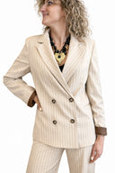 Vicolo - Giacca gessata doppiopetto