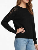 Susymix- Maglia con inserti in pizzo
